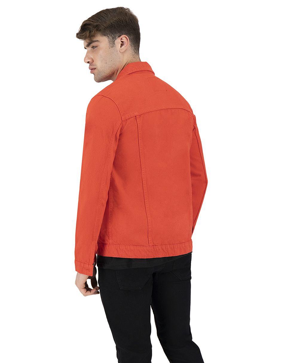 Foto 4 pulgar | Set De 2 Chamarras Indicum Denim Básicas Negro, Rojo Hombre