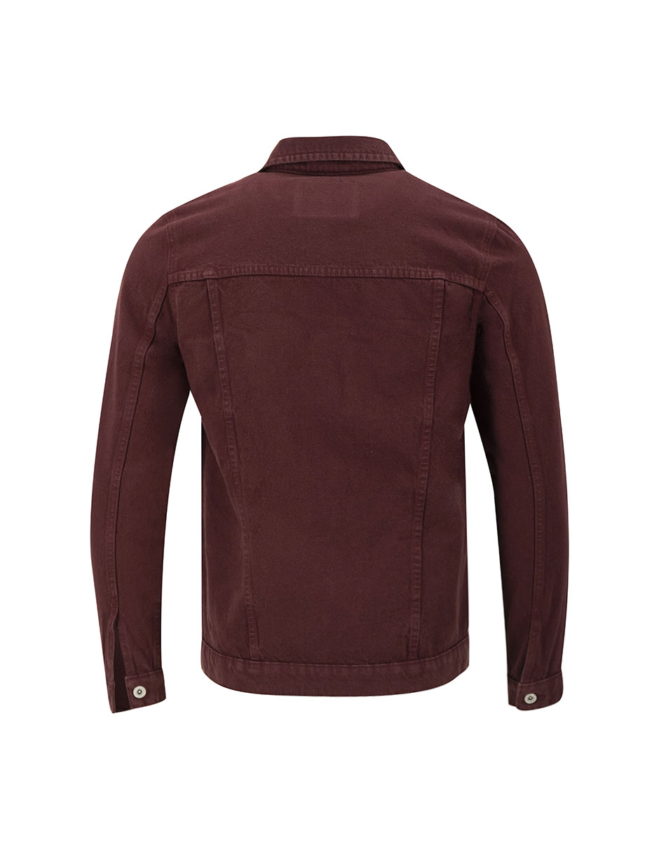Foto 5 | Set De 2 Chamarras Indicum Denim Básicas Vino, Maple Hombre