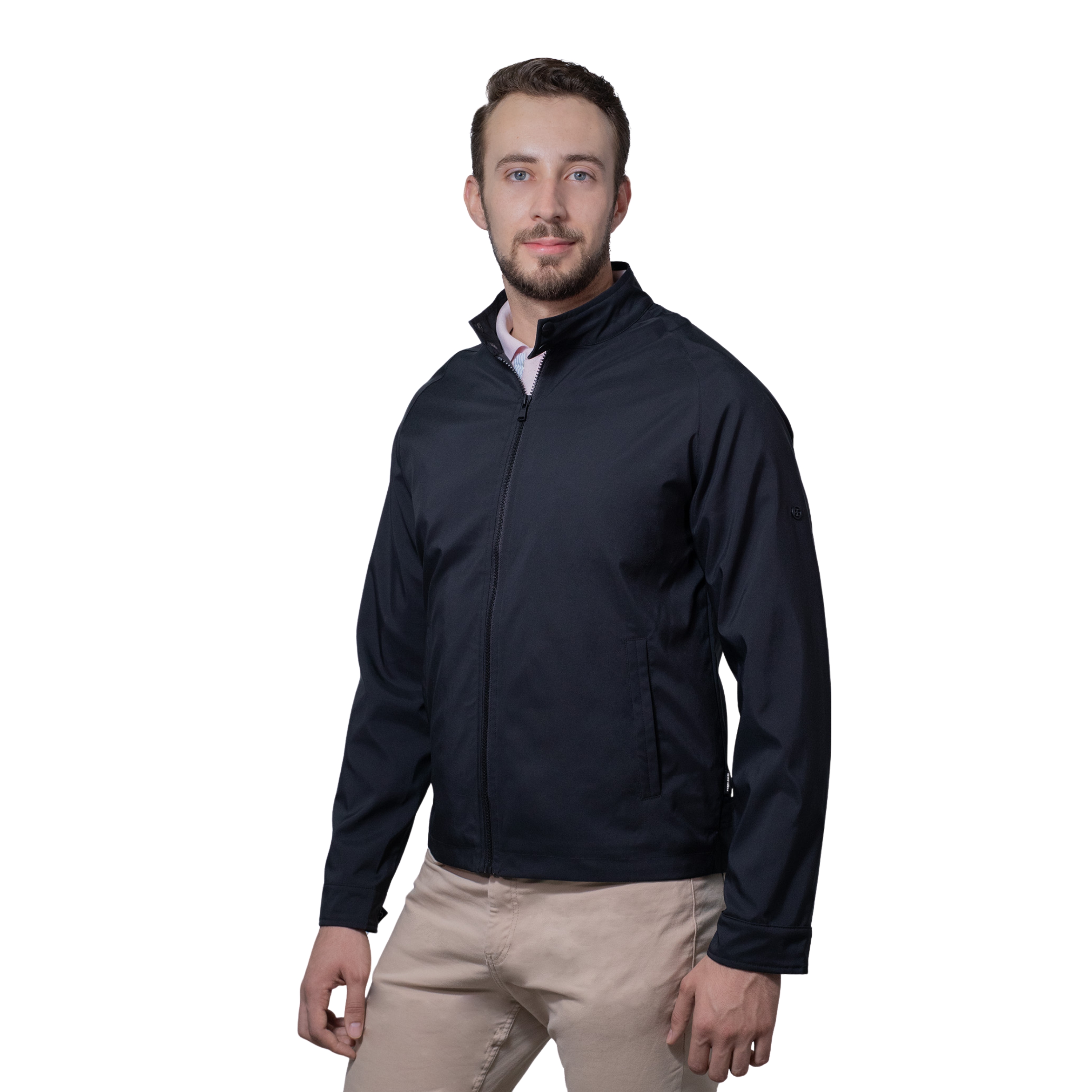 Foto 3 | Chamarra Perry Ellis Con Bolsillos Para Hombre