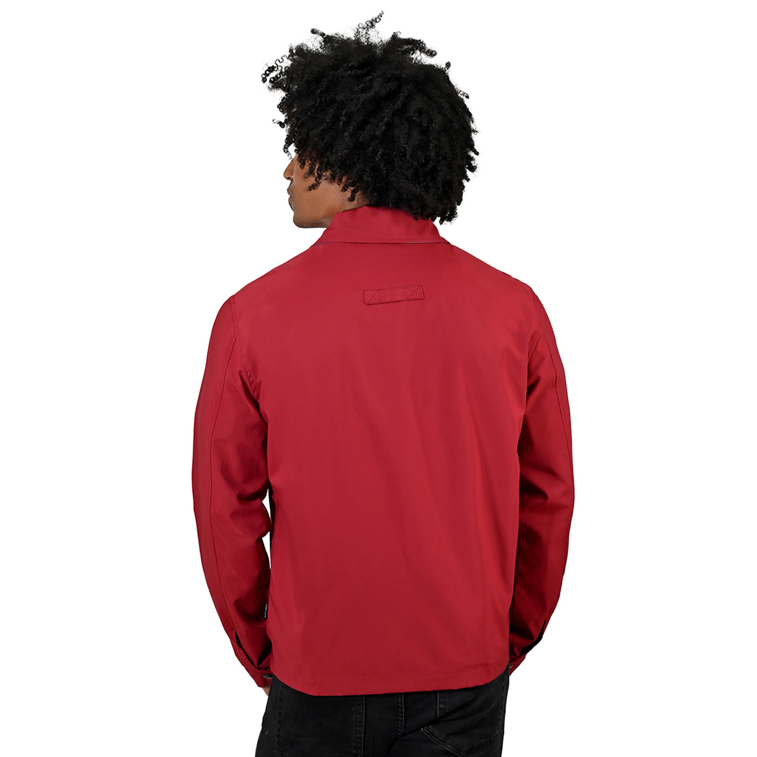Foto 3 pulgar | Chamarra En Color Rojo, Marca Perry Ellis Para Caballero.