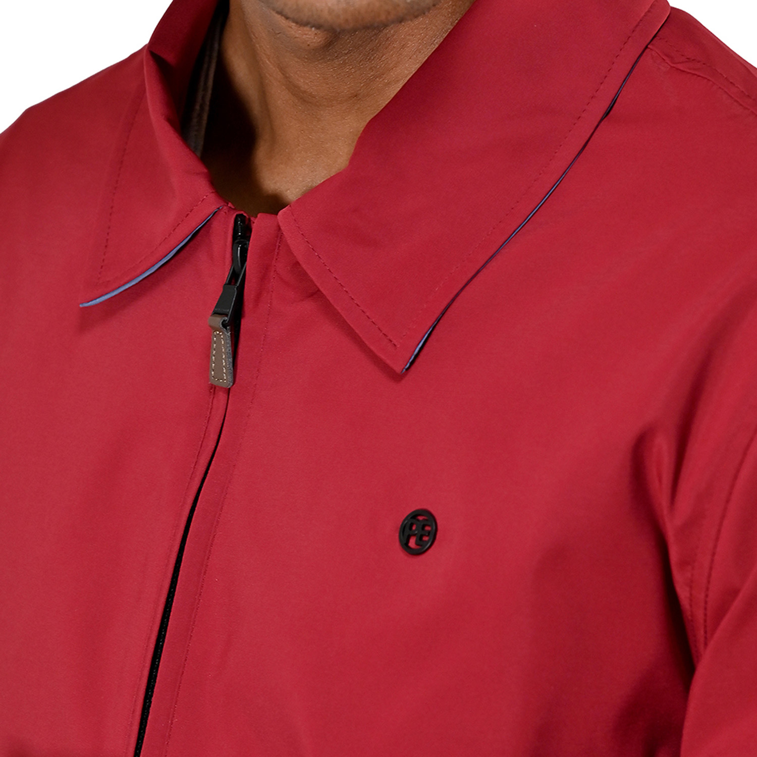 Foto 5 pulgar | Chamarra En Color Rojo, Marca Perry Ellis Para Caballero.
