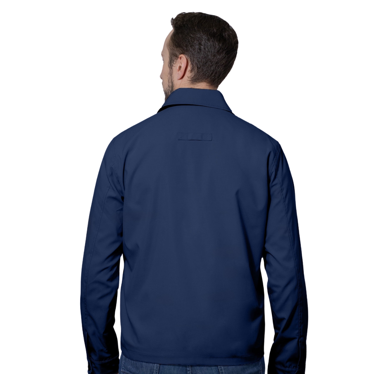 Foto 5 | Chamarra Ligera Azul Marino Perry Ellis para Caballero