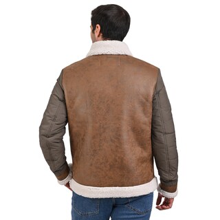 Foto 6 | Chamarra Para Hombre, Marca Perry Ellis Con Forro Interno De Borrego Sintético.