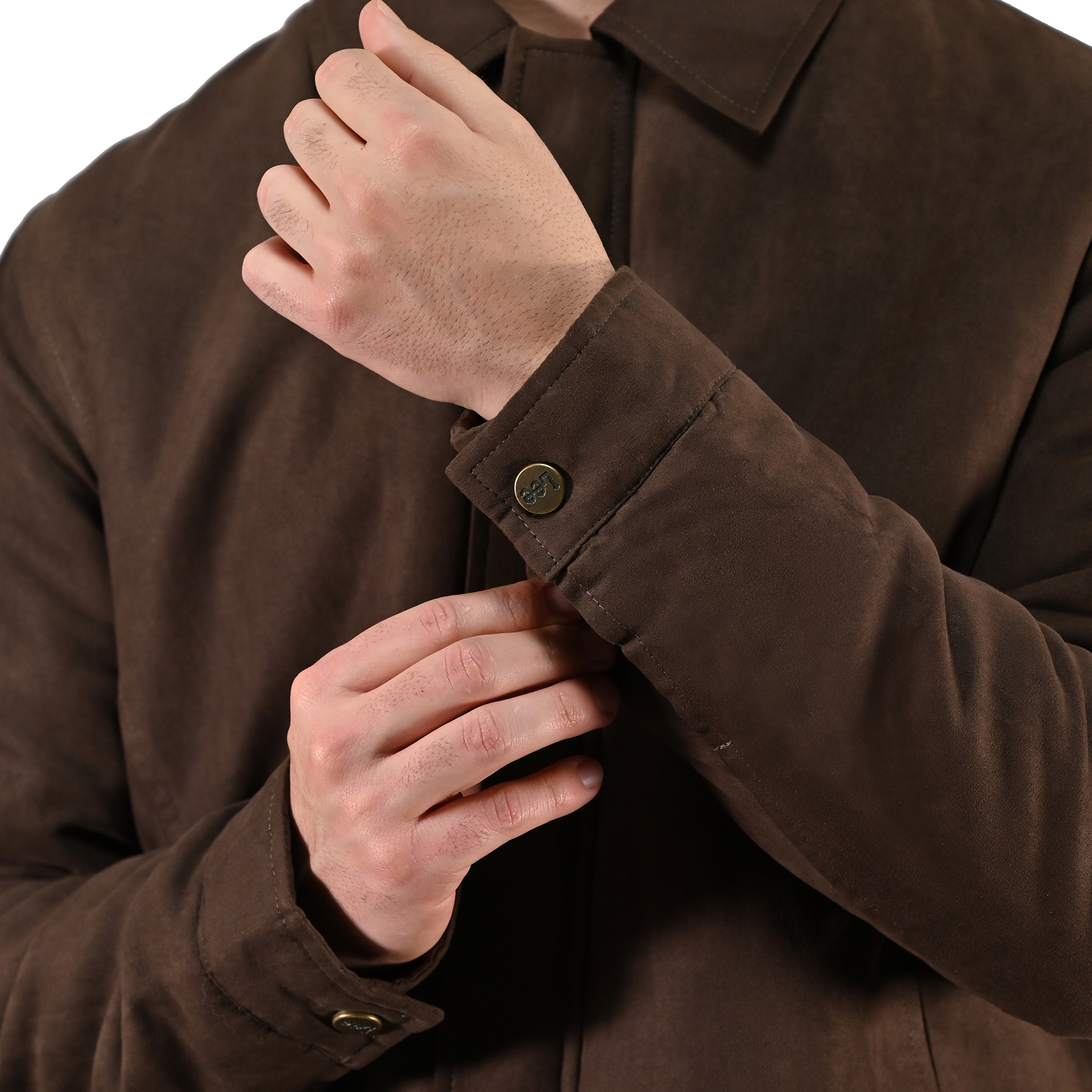 Foto 5 | Chamarra Clásica Para Hombre, Marca Lee En Color Café Oscuro.