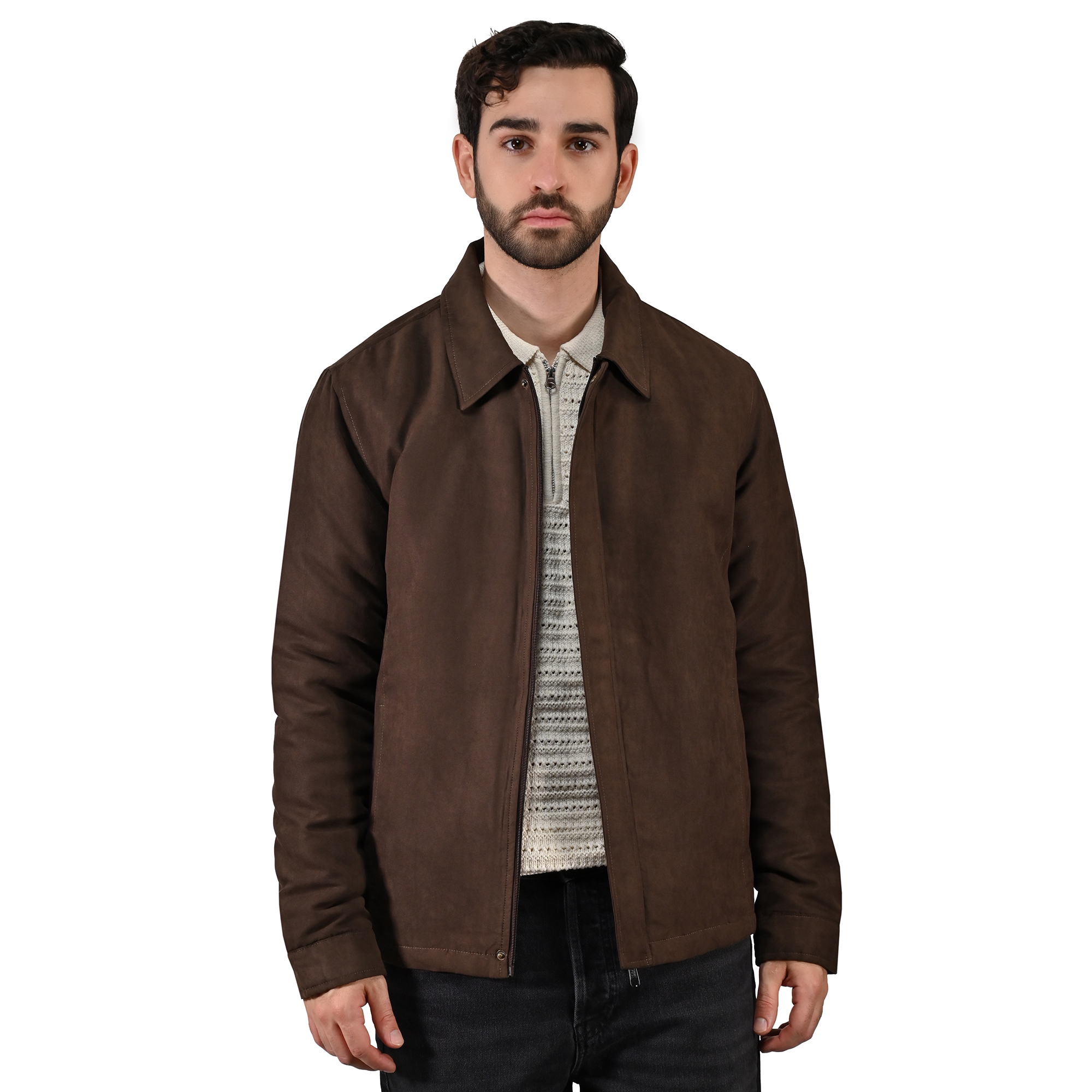 Foto 6 | Chamarra Clásica Para Hombre, Marca Lee En Color Café Oscuro.