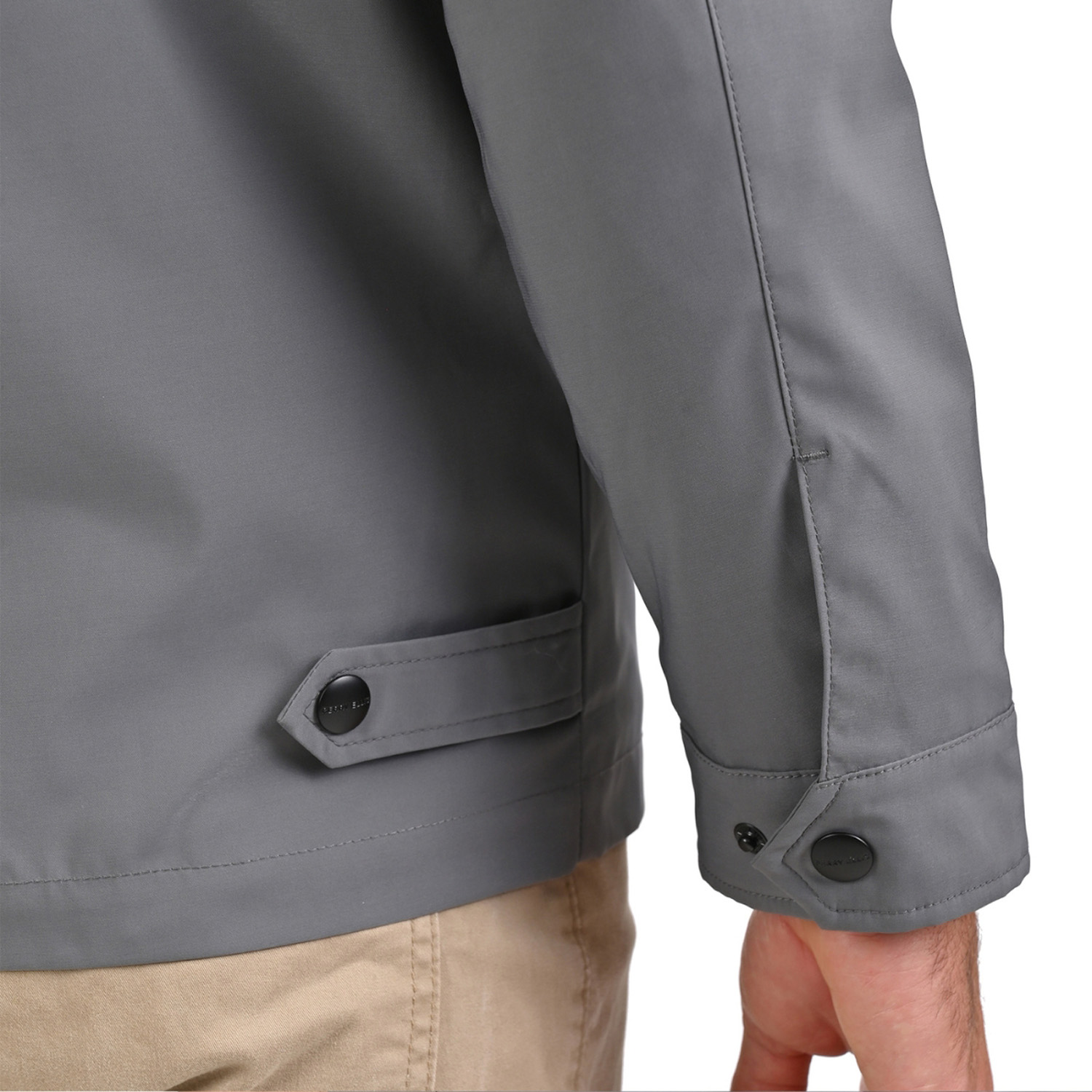 Foto 6 pulgar | Chamarra para Caballero Perry Ellis Gris