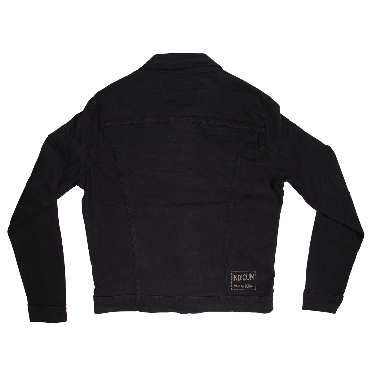 Foto 5 | Chamarra De Mezclilla Indicum Denim Negro Hombre