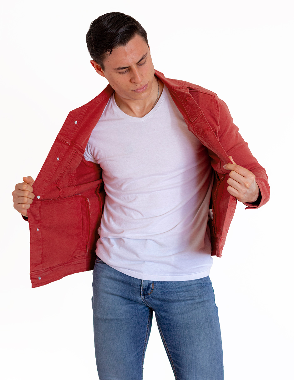 Foto 6 | Chamarra De Mezclilla Indicum Denim Brick Hombre