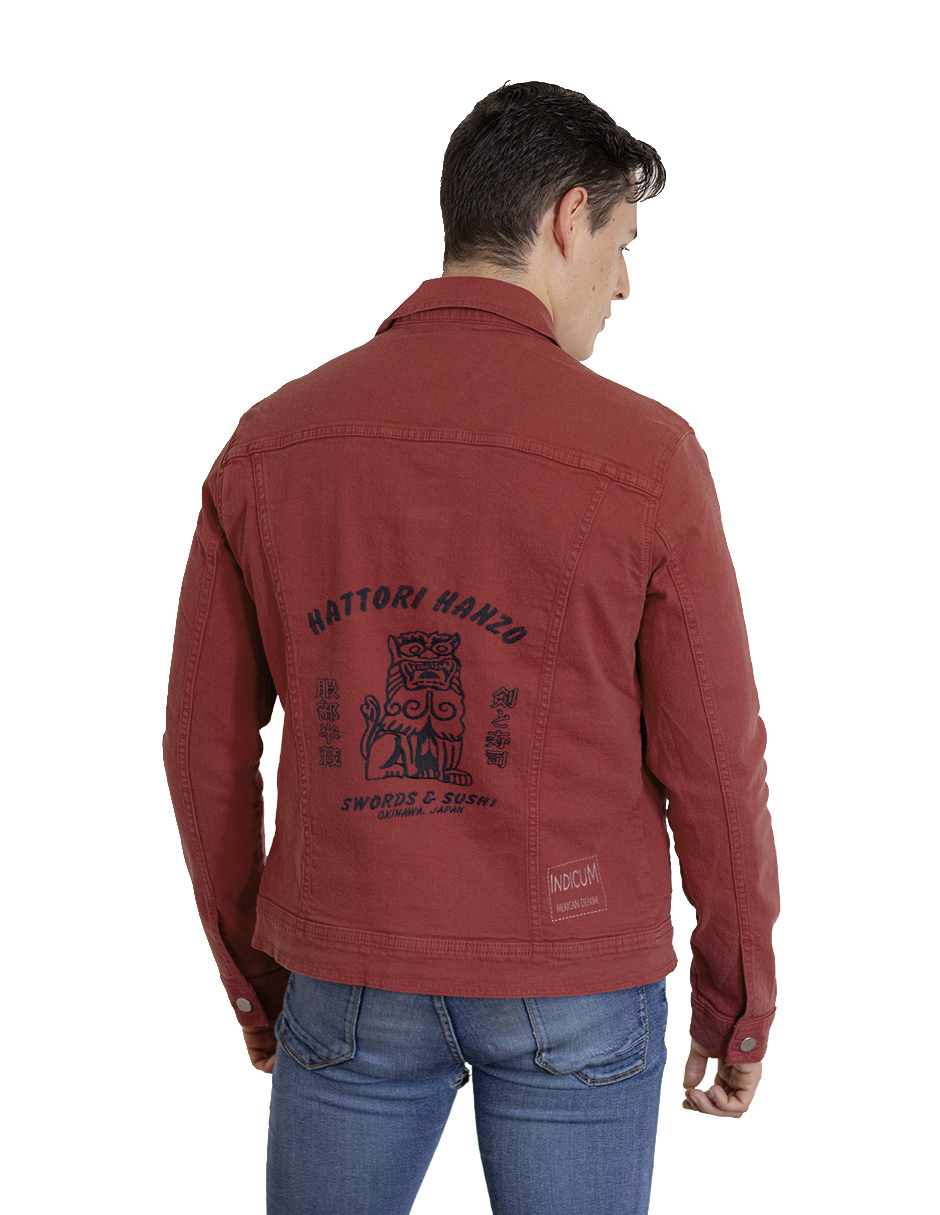 Foto 2 | Chamarra Ladrillo Indicum Hattori Hombre