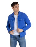 Chamarra De Mezclilla Indicum Denim Indigo Hombre