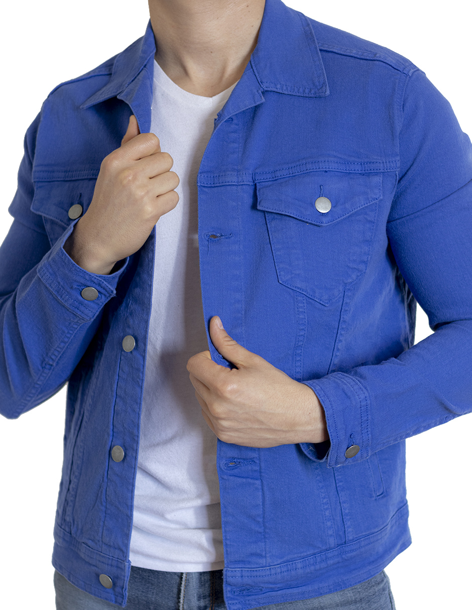 Foto 7 pulgar | Chamarra De Mezclilla Indicum Denim Indigo Hombre