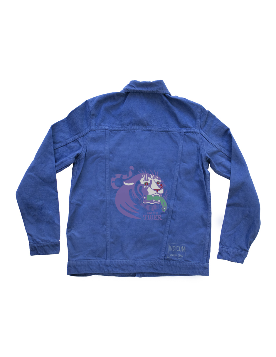 Foto 4 | Chamarra Indigo Indicum Paw Hombre