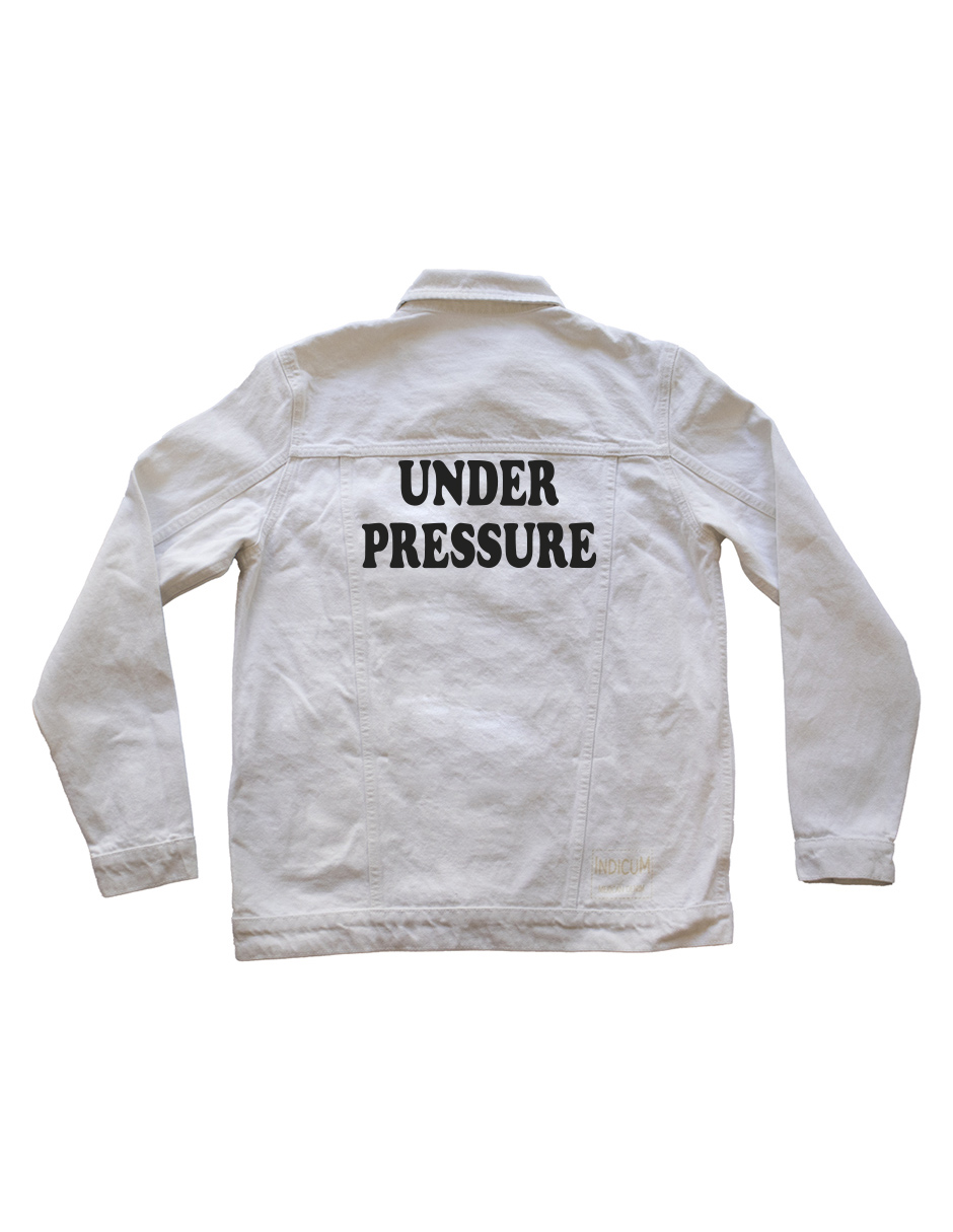 Foto 5 pulgar | Chamarra Blanca Indicum Under Pressure Hombre