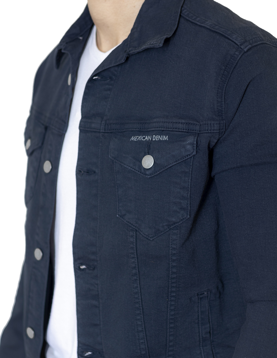 Foto 2 | Chamarra De Mezclilla Indicum Denim Ocean Hombre