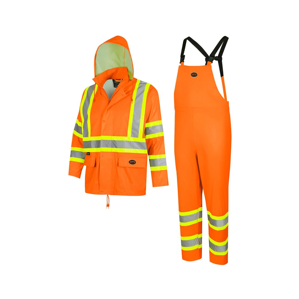Foto 1 | Traje Impermeable De Seguridad Pioneer, Ligero, Impermeable Y De Alta Visibilidad - Venta Internacional.