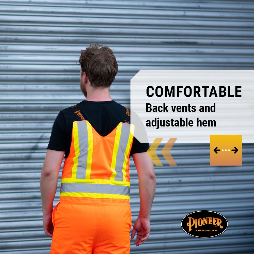 Foto 5 pulgar | Traje Impermeable De Seguridad Pioneer, Ligero, Impermeable Y De Alta Visibilidad - Venta Internacional.