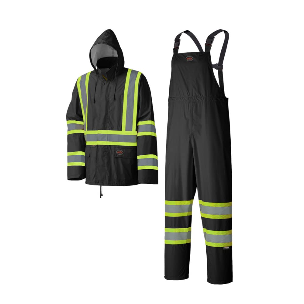 Foto 2 pulgar | Traje Impermeable De Seguridad Pioneer, Ligero, Impermeable Y De Alta Visibilidad - Venta Internacional.