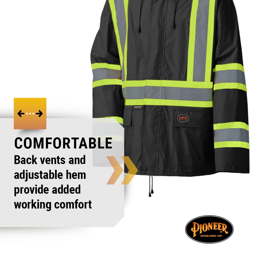 Foto 5 pulgar | Traje Impermeable De Seguridad Pioneer, Ligero, Impermeable Y De Alta Visibilidad - Venta Internacional.