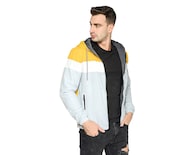 Chamarra Para Hombre Ocean Point Gris Doble Vista Con Gorro