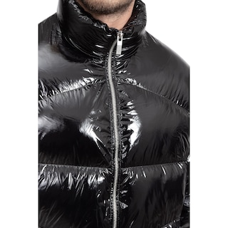 Foto 3 | Chamarra Armani Exchange Negro Casual Erkek Mont