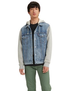 Foto 1 | Levi’s Chamarra Trucker De Mezclilla Hybrid Para Hombre A0632-0000
