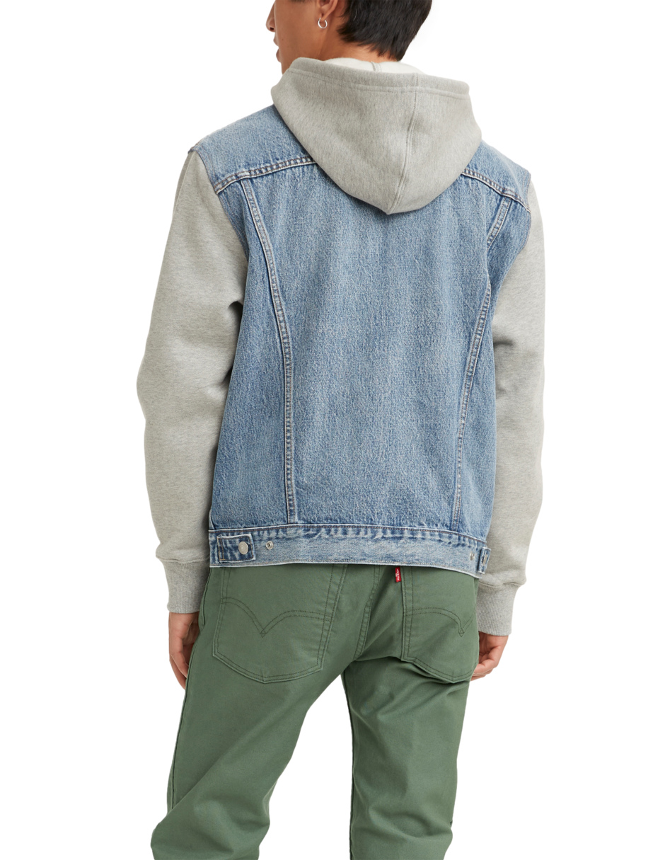 Foto 5 pulgar | Levi’s  Chamarra Trucker De Mezclilla Hybrid Para Hombre A0632-0000