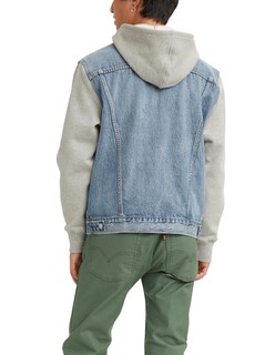 Foto 4 | Levi’s Chamarra Trucker De Mezclilla Hybrid Para Hombre A0632-0000
