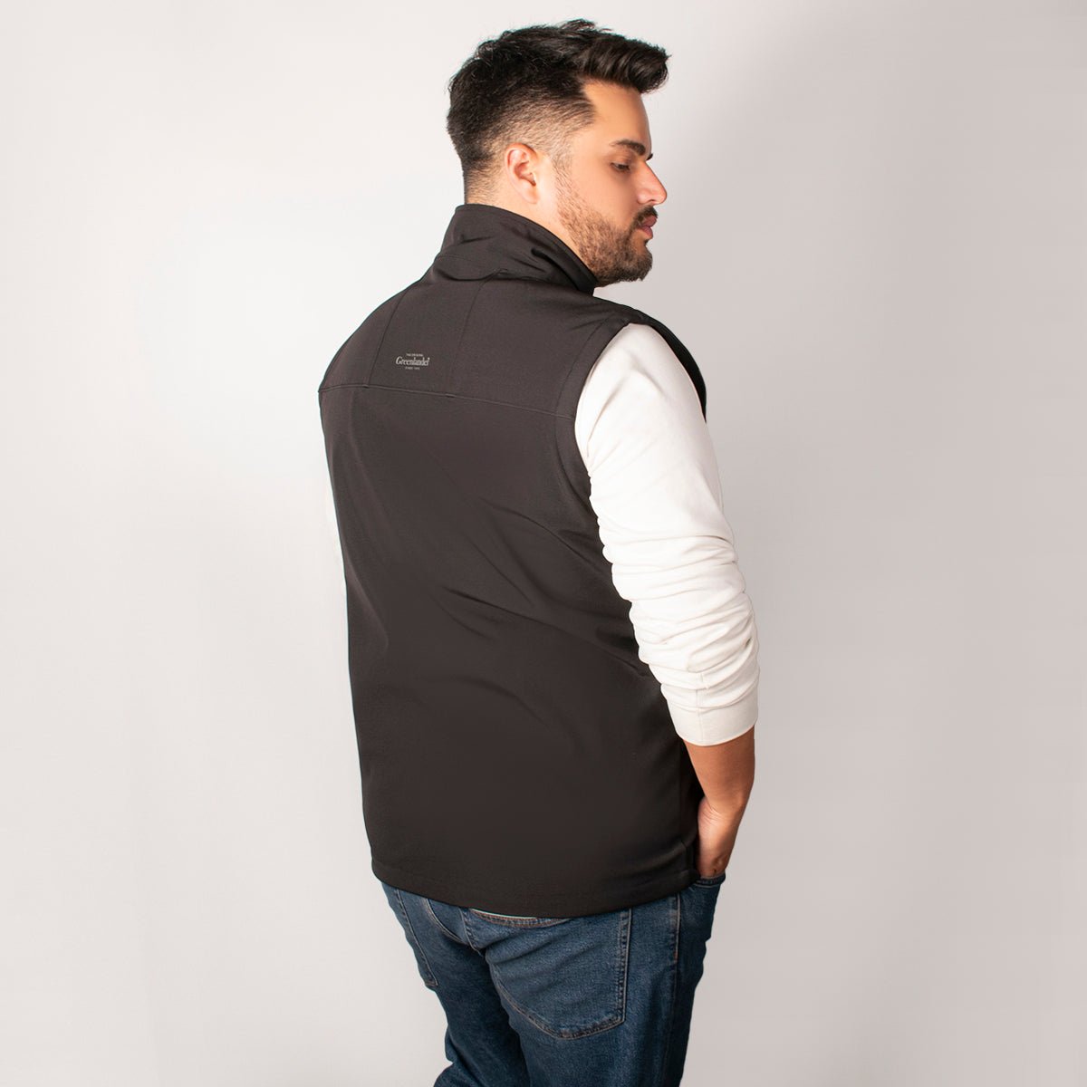 Foto 5 pulgar | Chaleco Greenlander Softshell   Impermeable, Ligero Y Térmico Con Cierre Y Bolsillos Funcionales Tallas Extra Para Hom