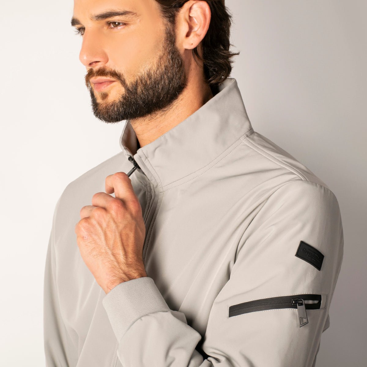 Foto 4 pulgar | Chamarra Greenlander Tipo Bomber    Casual, Ligera Y Con Bolsillos, Estilo Urbano Con Cierre Frontal Para Hombre