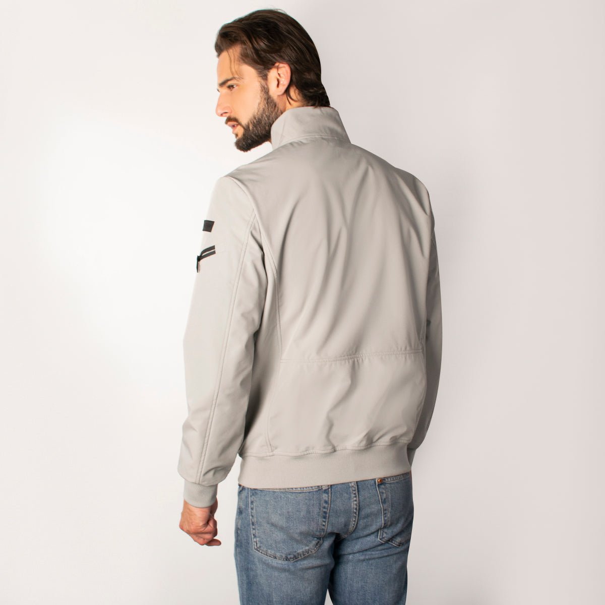 Foto 5 pulgar | Chamarra Greenlander Tipo Bomber    Casual, Ligera Y Con Bolsillos, Estilo Urbano Con Cierre Frontal Para Hombre