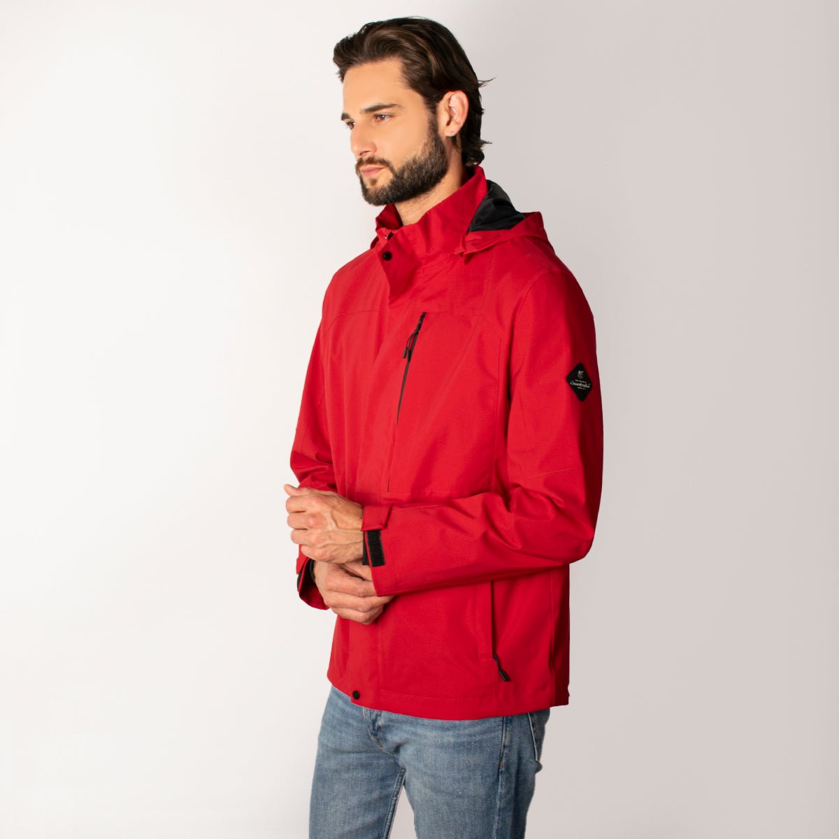 Foto 4 pulgar | Chamarra Greenlander Impermeable  Casual Con Capucha Y Bolsillos Internos  Cierre Frontal Y Ajuste Moderno Para Hombre