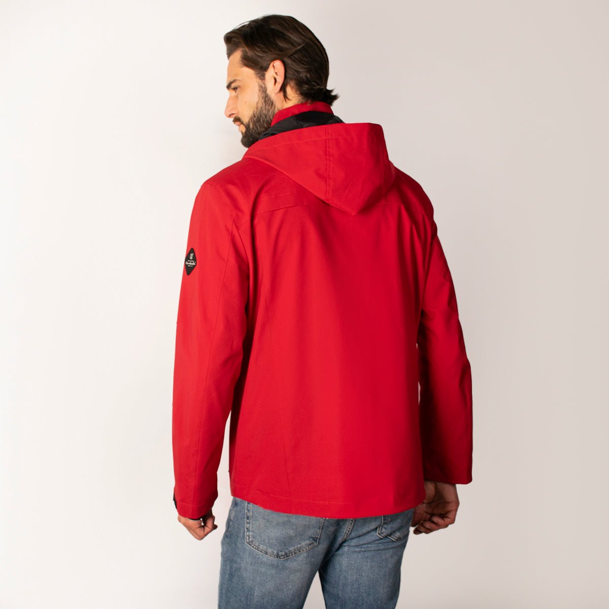 Foto 5 pulgar | Chamarra Greenlander Impermeable  Casual Con Capucha Y Bolsillos Internos  Cierre Frontal Y Ajuste Moderno Para Hombre