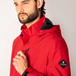 Foto 6 | Chamarra Greenlander Impermeable Casual Con Capucha Y Bolsillos Internos Cierre Frontal Y Ajuste Moderno Para Hombre