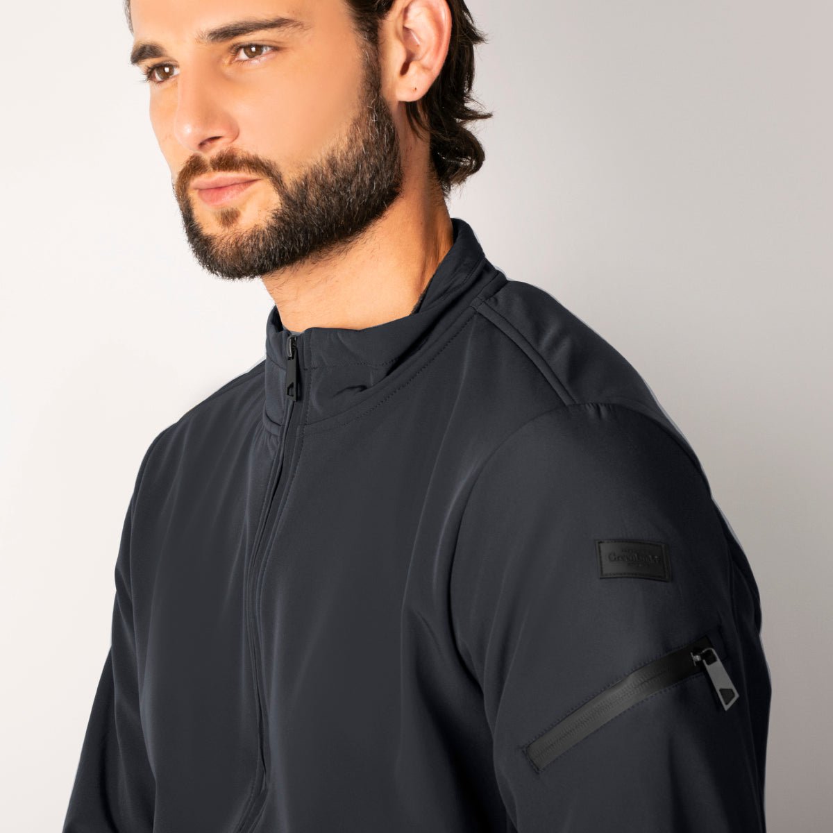 Foto 5 pulgar | Chamarra Greenlander Tipo Bomber    Casual, Ligera Y Con Bolsillos, Estilo Urbano Con Cierre Frontal Para Hombre