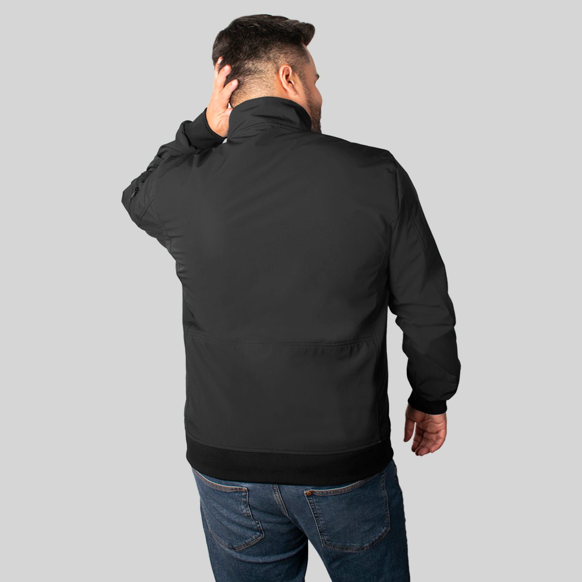 Foto 5 pulgar | Chamarra Greenlander Tipo Bomber    Casual, Ligera Y Con Bolsillos, Estilo Urbano Con Cierre Frontal Tallas Extra P