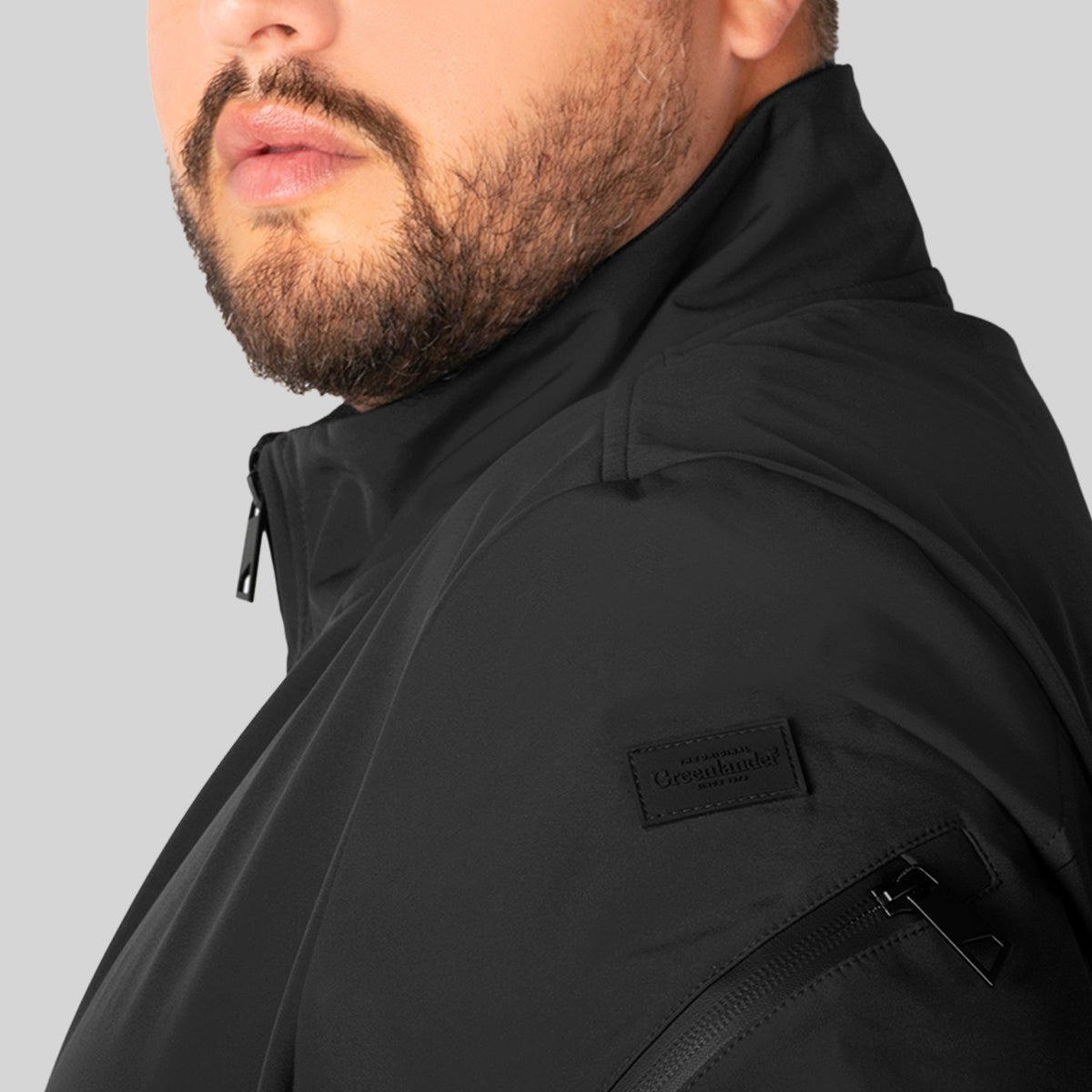 Foto 6 pulgar | Chamarra Greenlander Tipo Bomber    Casual, Ligera Y Con Bolsillos, Estilo Urbano Con Cierre Frontal Tallas Extra P