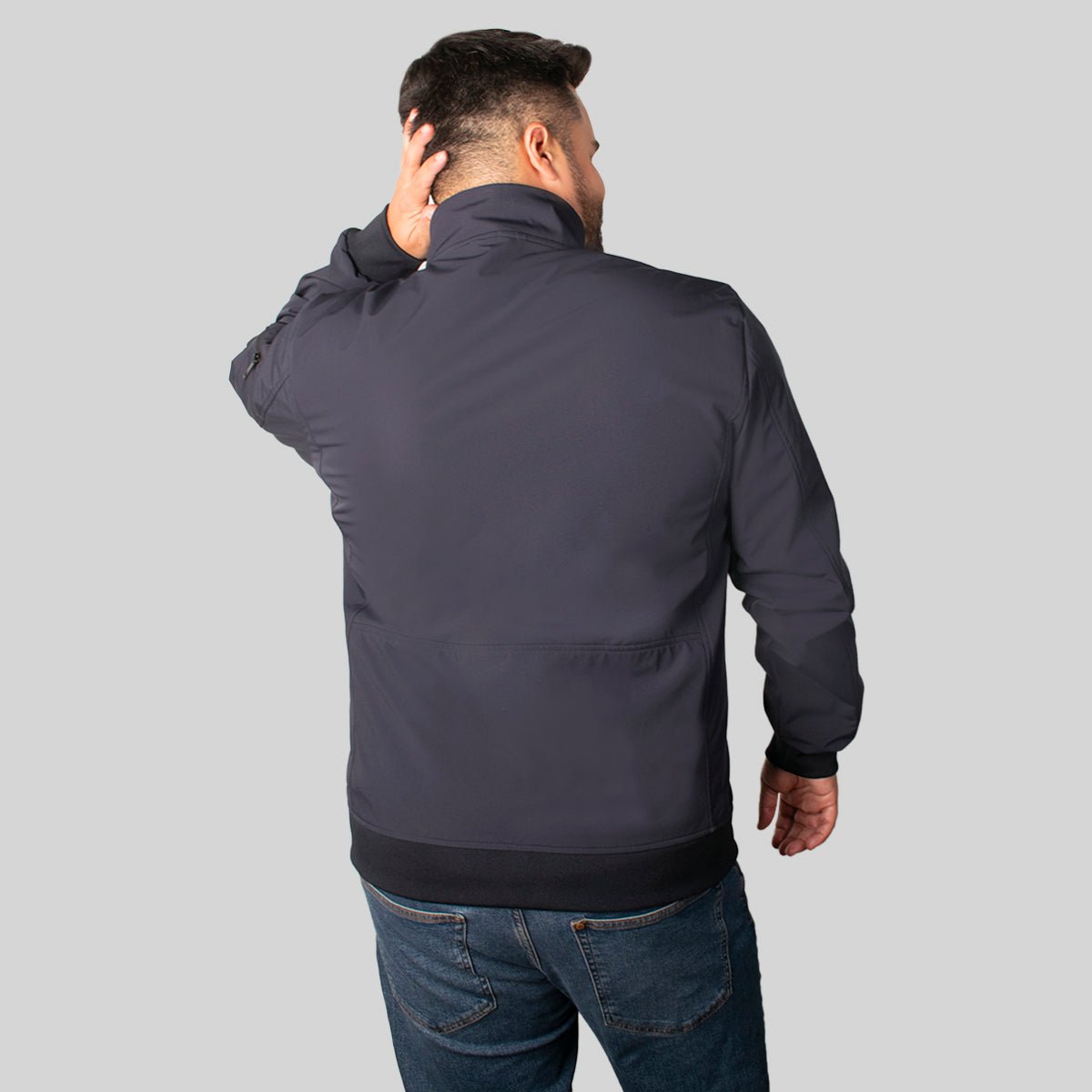 Foto 4 pulgar | Chamarra Greenlander Tipo Bomber    Casual, Ligera Y Con Bolsillos, Estilo Urbano Con Cierre Frontal Tallas Extra P