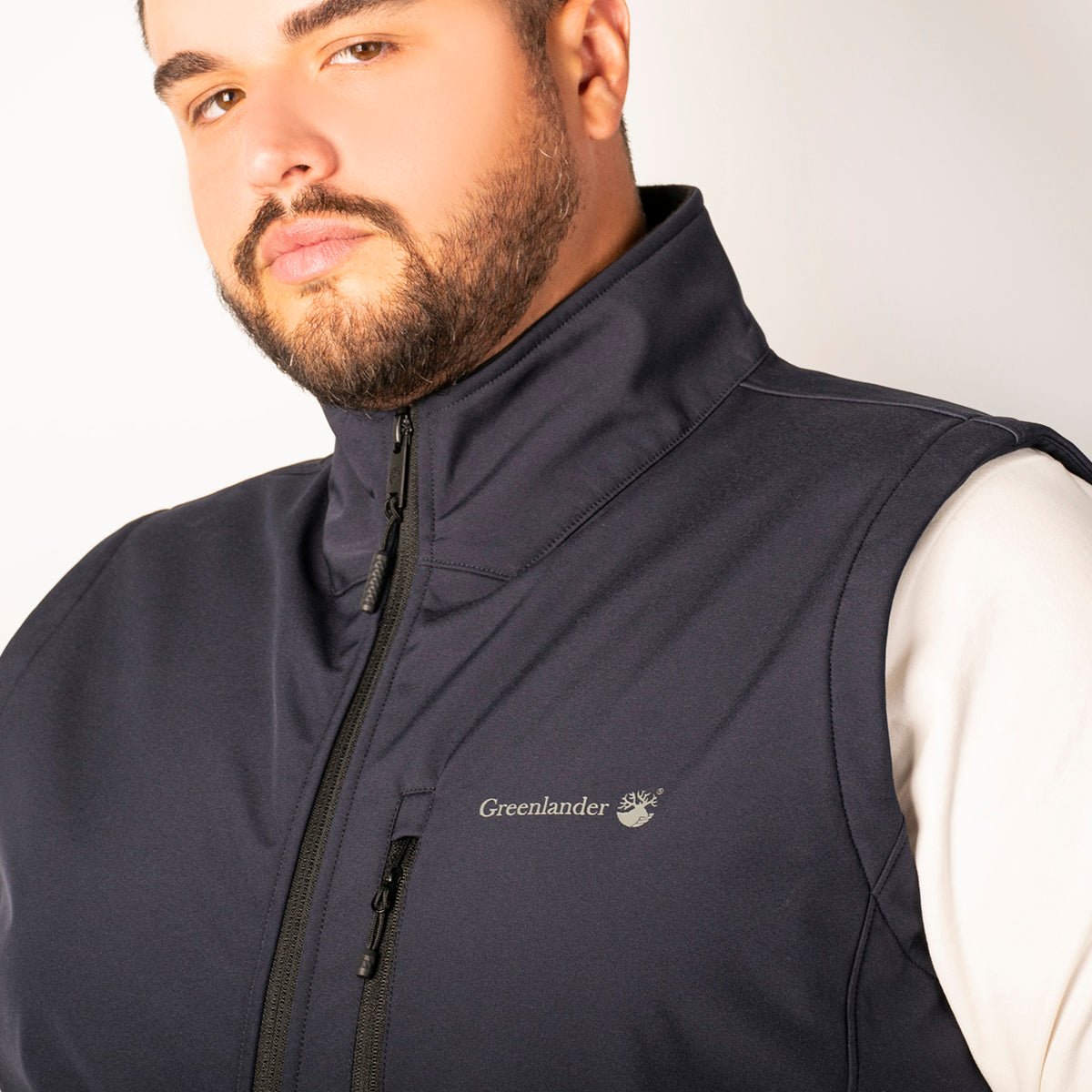 Foto 4 pulgar | Chaleco Greenlander Softshell   Impermeable, Ligero Y Térmico Con Cierre Y Bolsillos Funcionales Tallas Extra Para Hom