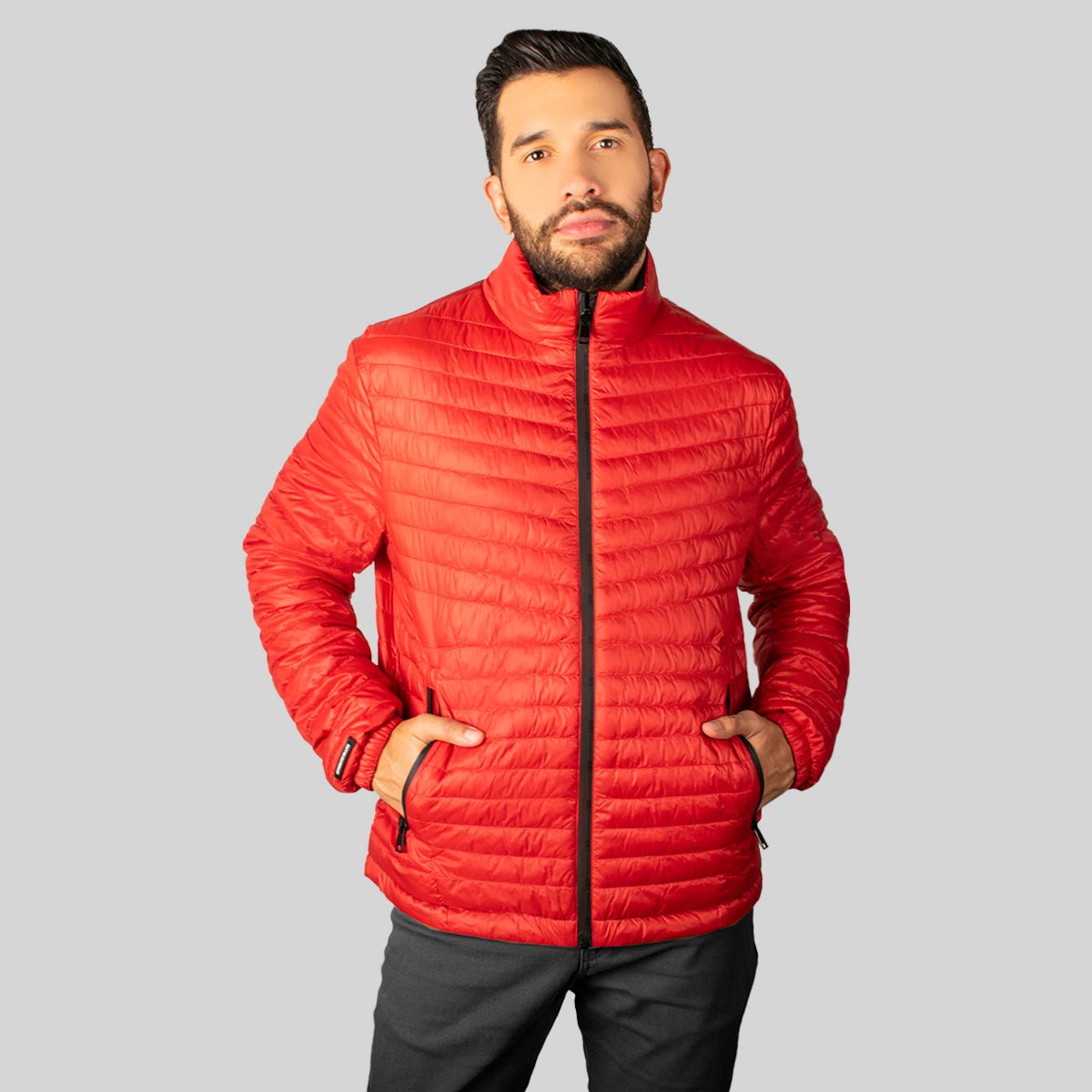 Chamarra Greenlander Reversible  Acolchada, Térmica, Casual Y Ligera Para Hombre