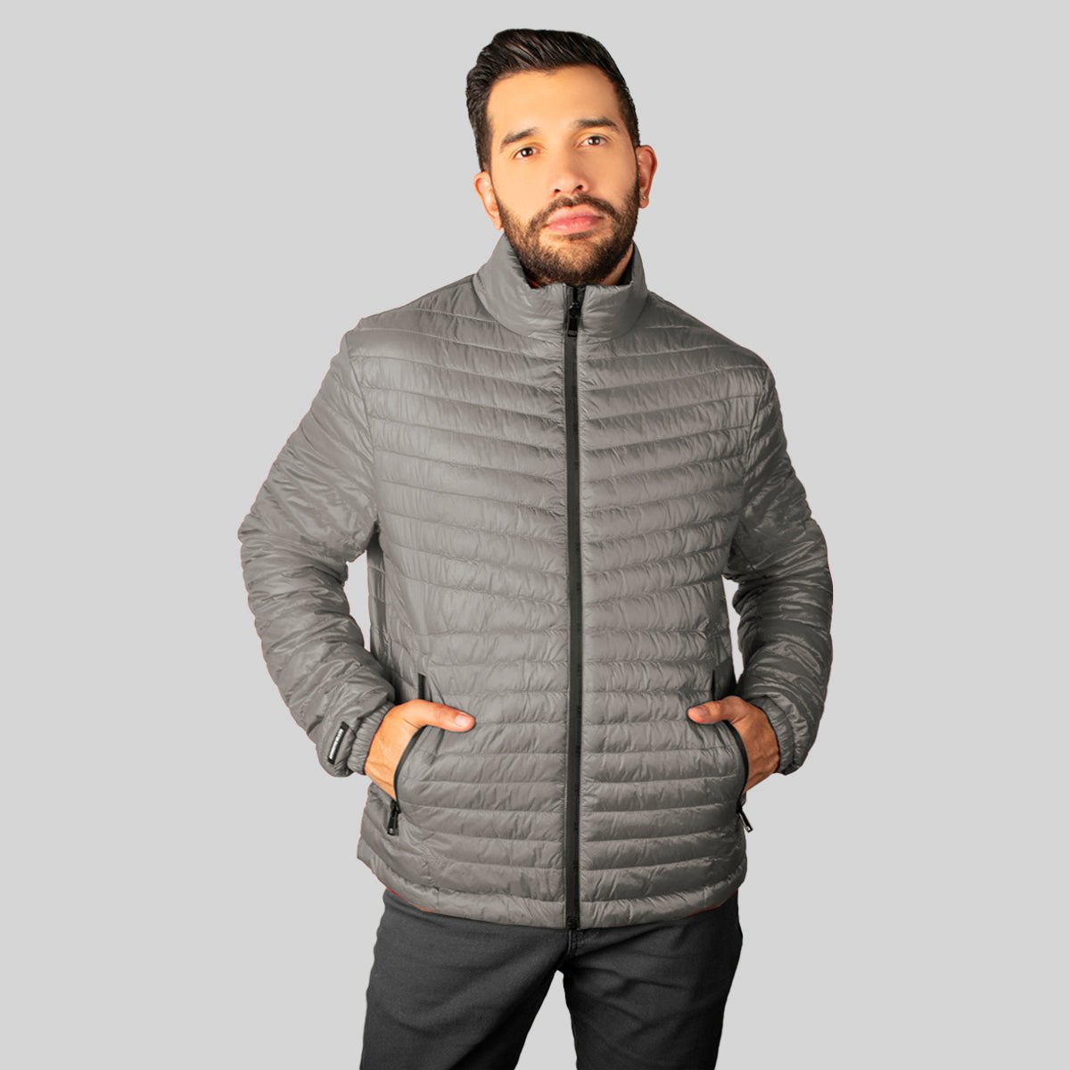 Chamarra Greenlander Reversible  Acolchada, Térmica, Casual Y Ligera Para Hombre