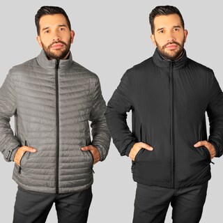 Foto 4 | Chamarra Greenlander Reversible Acolchada, Térmica, Casual Y Ligera Para Hombre