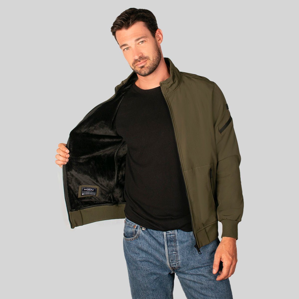 Foto 3 pulgar | Chamarra Grenlander Softshell Ligero Casual Para Hombre