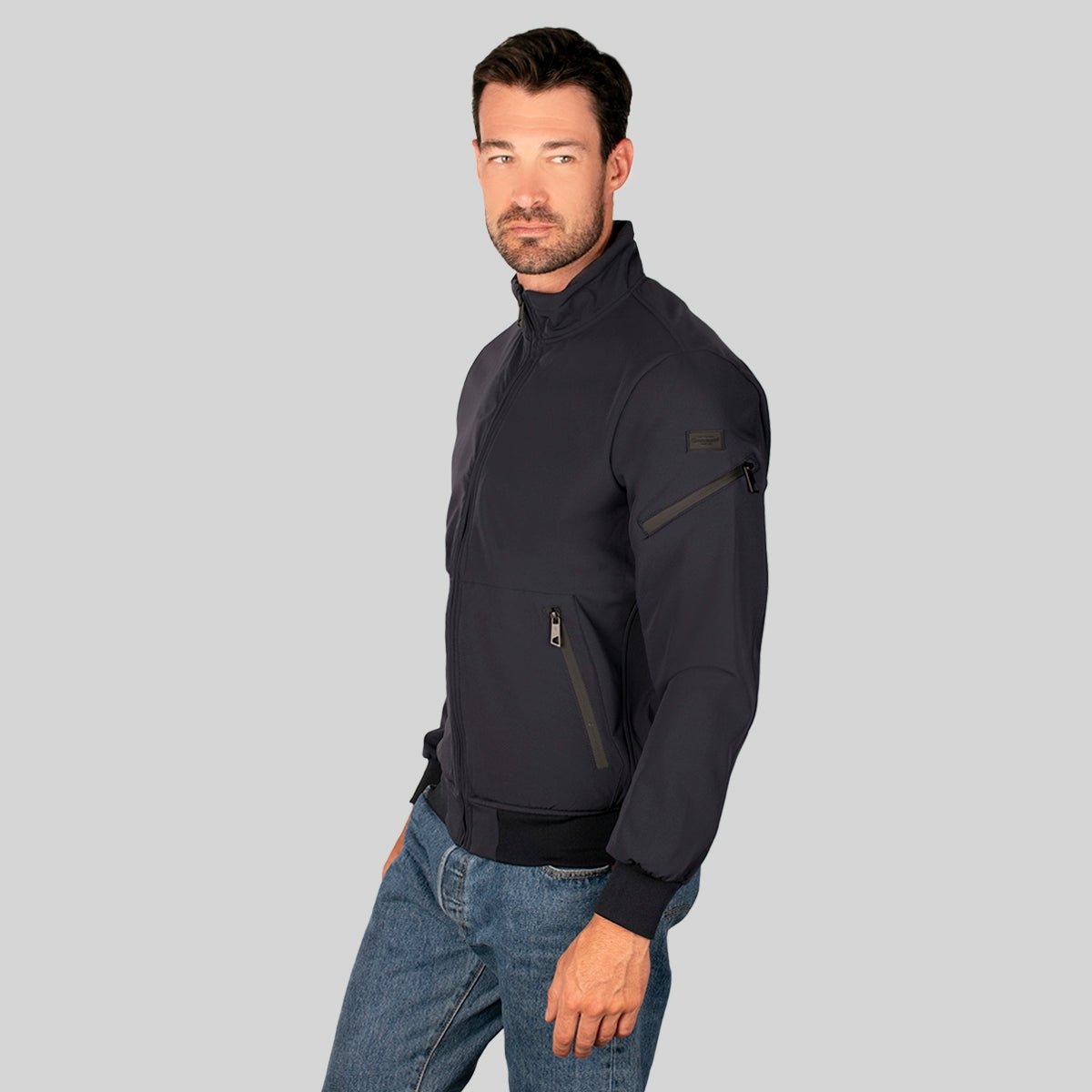 Foto 4 pulgar | Chamarra Grenlander Softshell Ligero Casual Para Hombre