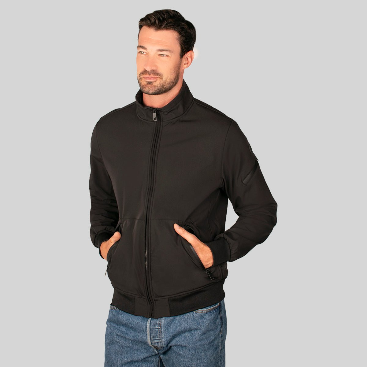 Chamarra Grenlander Softshell Ligero Casual Para Hombre