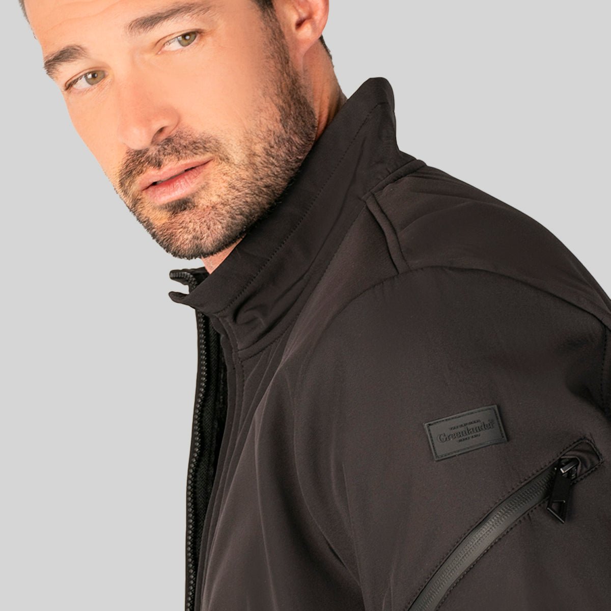 Foto 3 pulgar | Chamarra Grenlander Softshell Ligero Casual Para Hombre