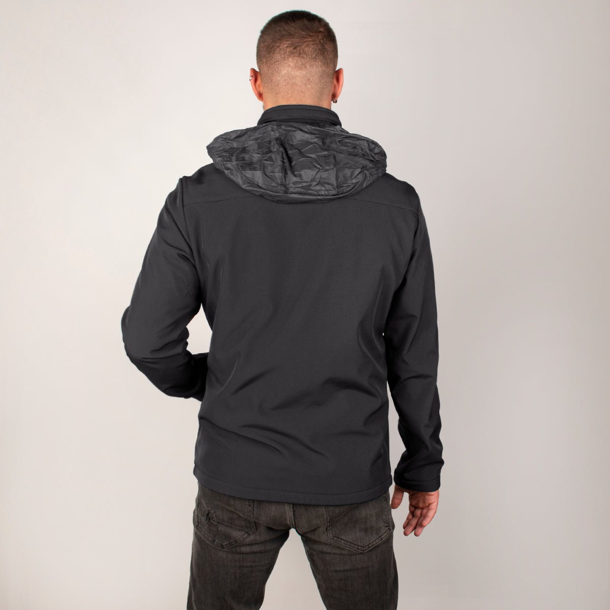 Foto 5 pulgar | Chamarra Greenlnder Softshell Impermeable Con Capucha Cortaviento Para Hombre