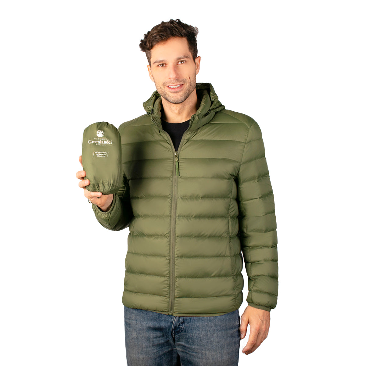 Foto 2 pulgar | Chamarra Greenlander De Pluma Packable Para Hombre