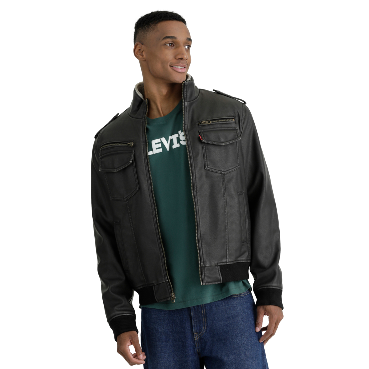 Foto 6 pulgar | Chamarra Black Levi’s