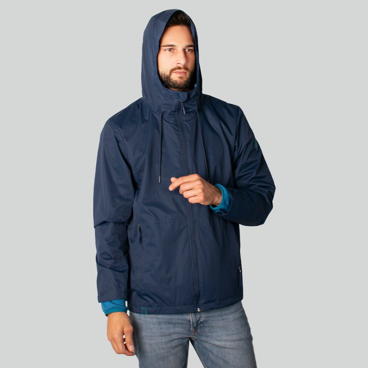 Foto 4 pulgar | Chamarra Greenlander Rompevientos 2 En 1 Casual Para Hombre