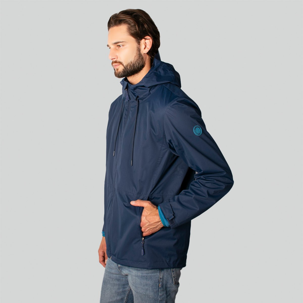 Foto 7 | Chamarra Greenlander Rompevientos 2 En 1 Casual Para Hombre